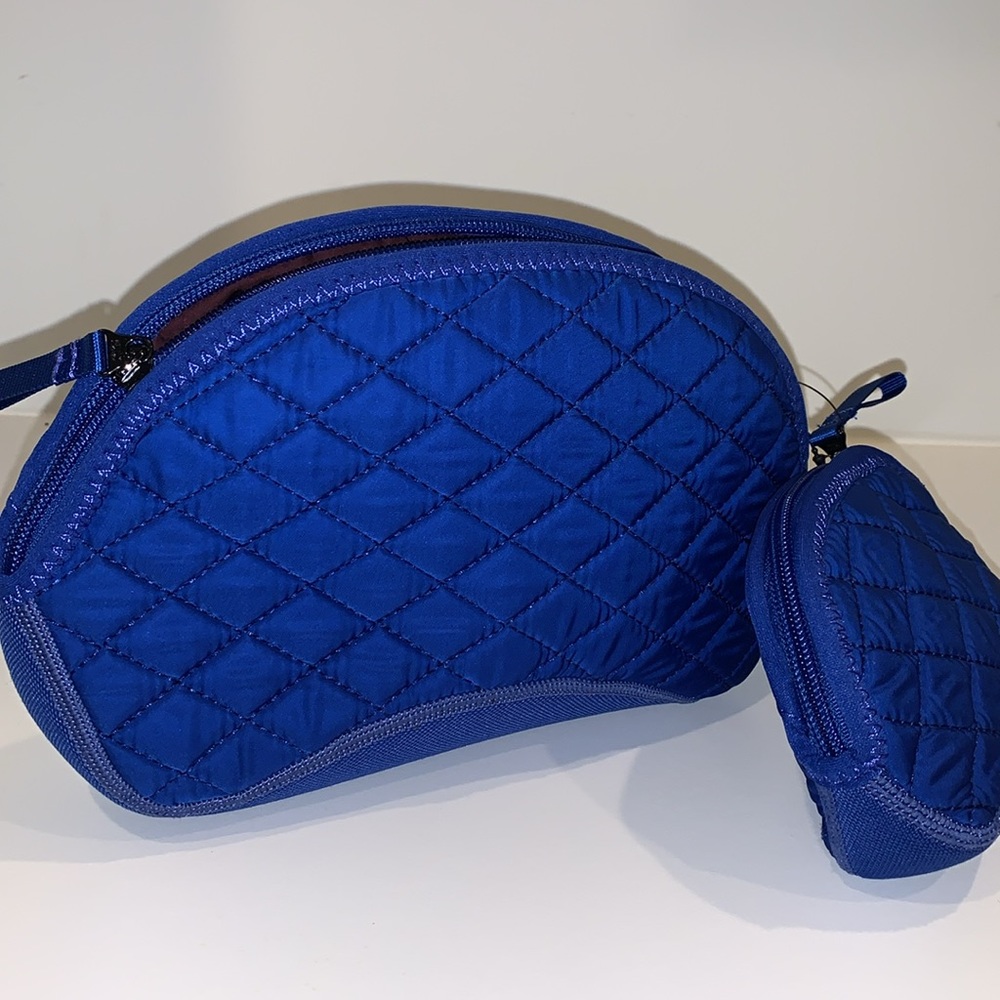 BUILT Ny Gramercy Collection Cosmetic Bags‎ Sapphire Blue Set - Picture 5 of 9